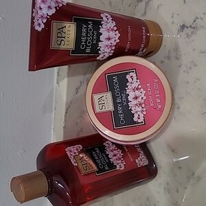 Spa Luxury Cherry Blossom Bath and Body Trio